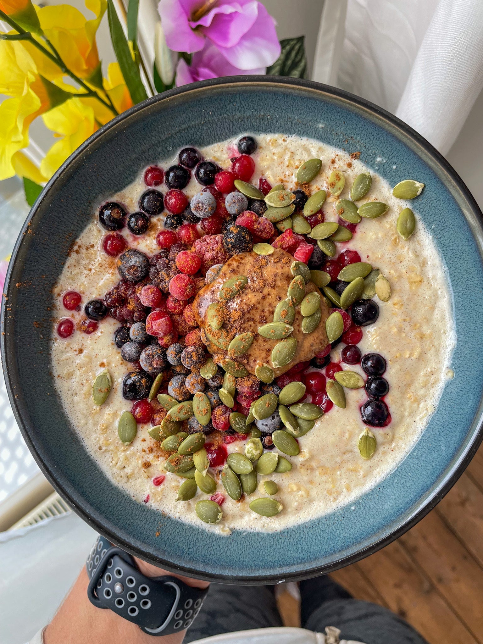 Back on Track recept: overnight oats met rood fruit