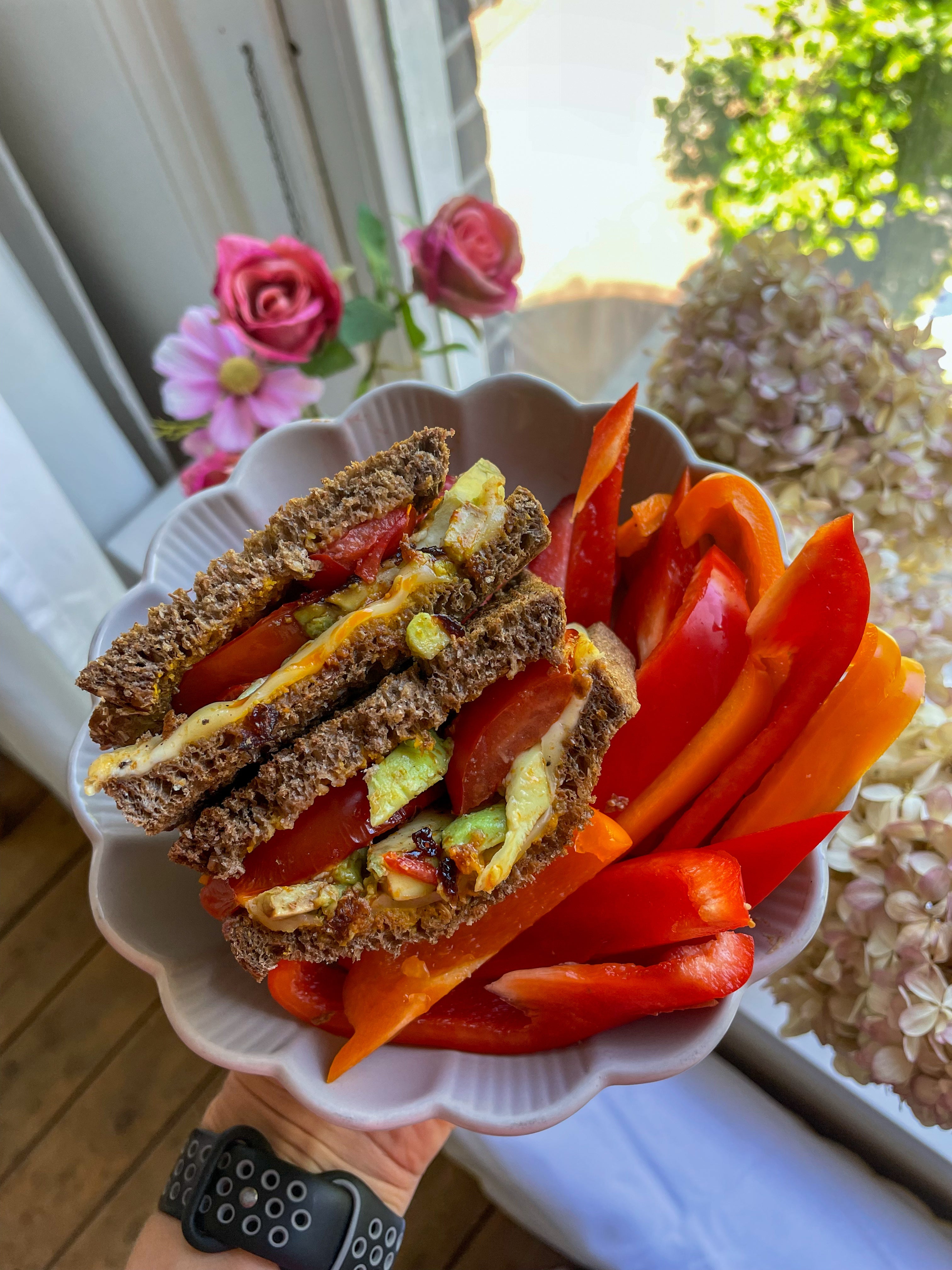 Back on Track recept: tosti met paprika