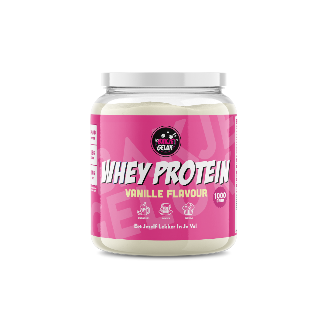 Bakje Geluk Whey Protein Vanille 1KG